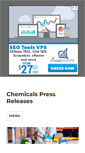 Mobile Screenshot of chemicalspressreleases.com